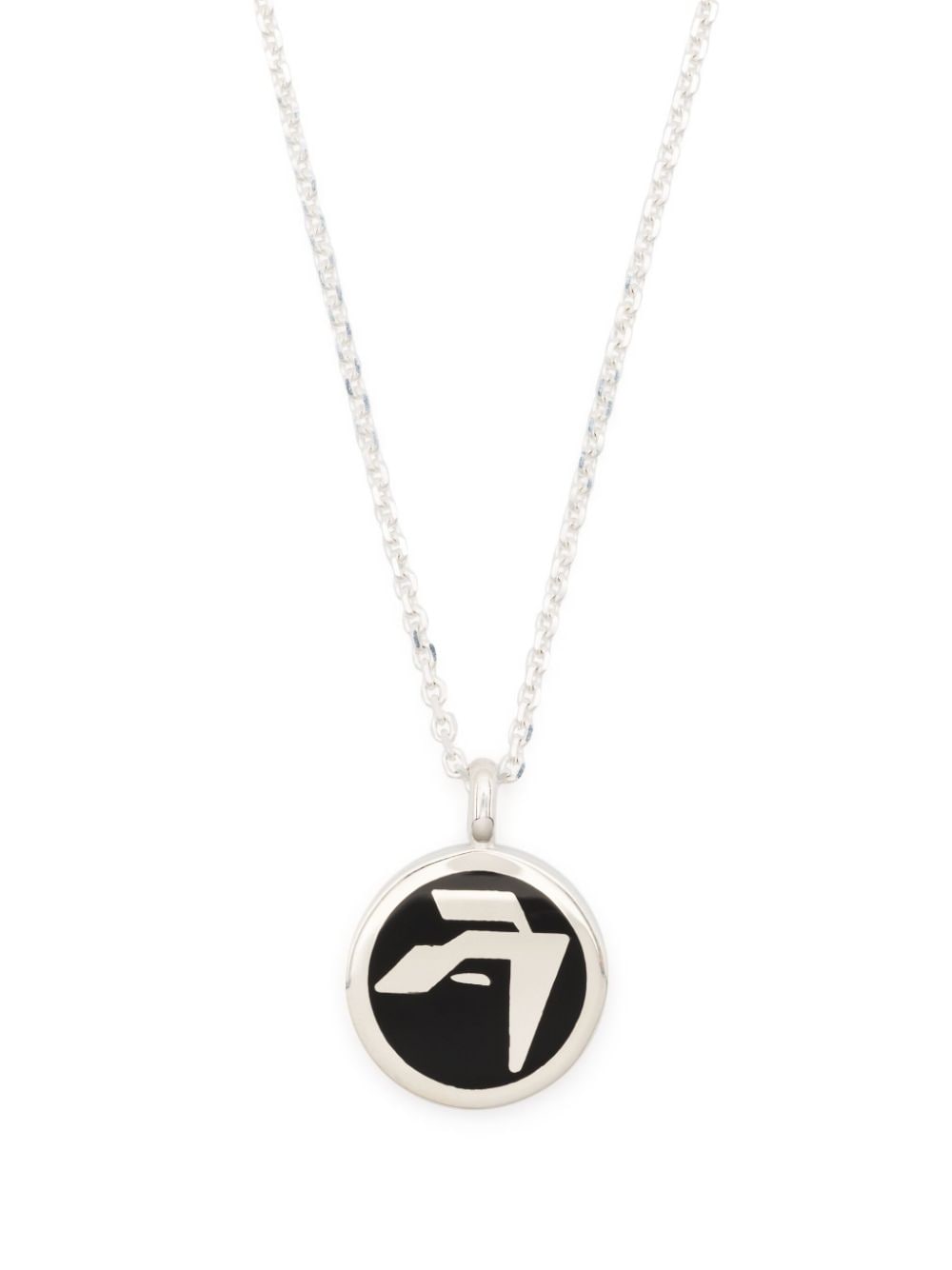 AMBUSH Epoxy Amblem charm necklace - Silver von AMBUSH