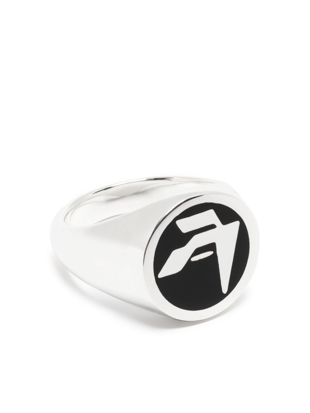 AMBUSH Epoxy Amblem ring - Silver von AMBUSH