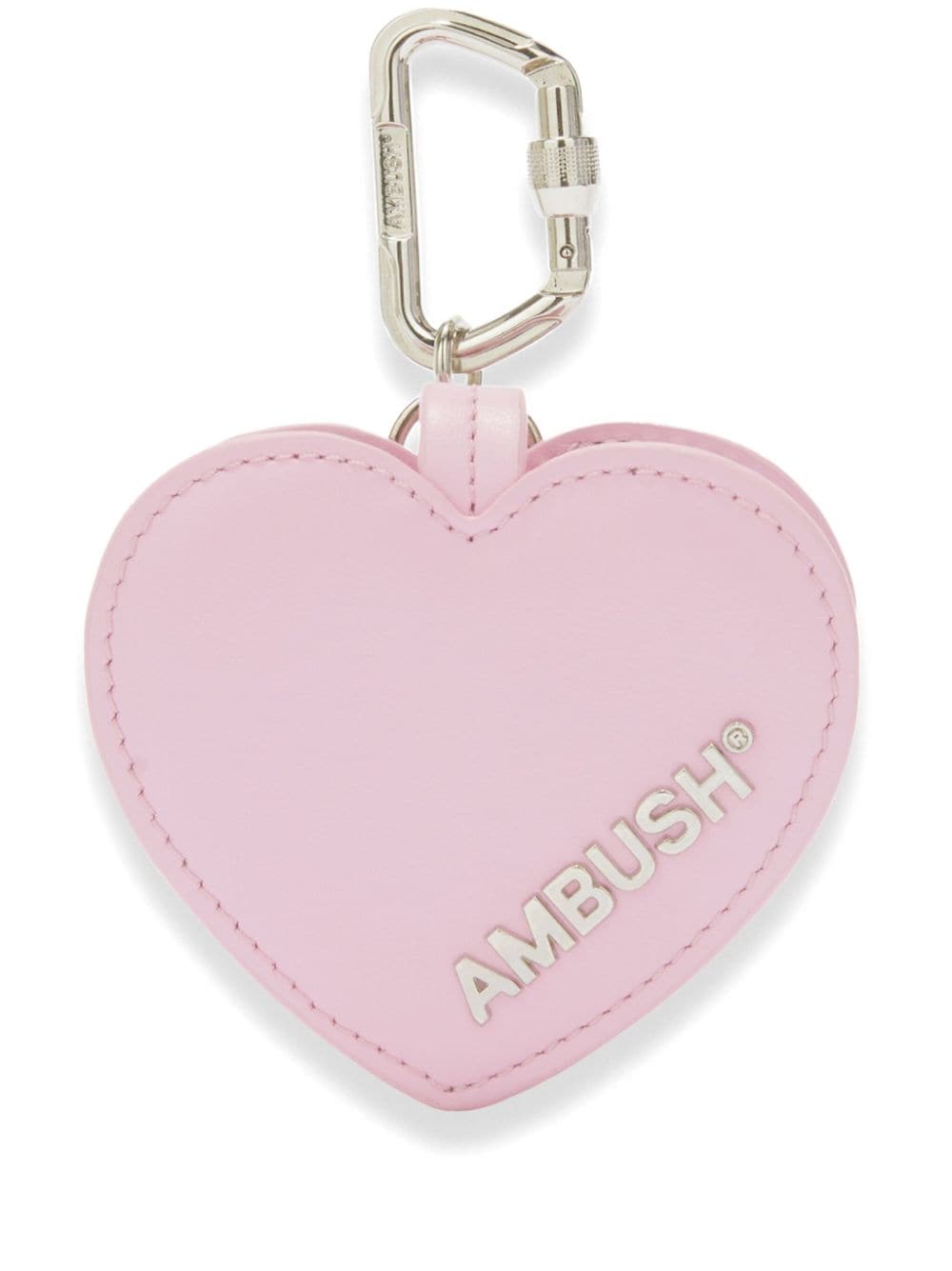 AMBUSH Heart leather Airpods case - Pink von AMBUSH