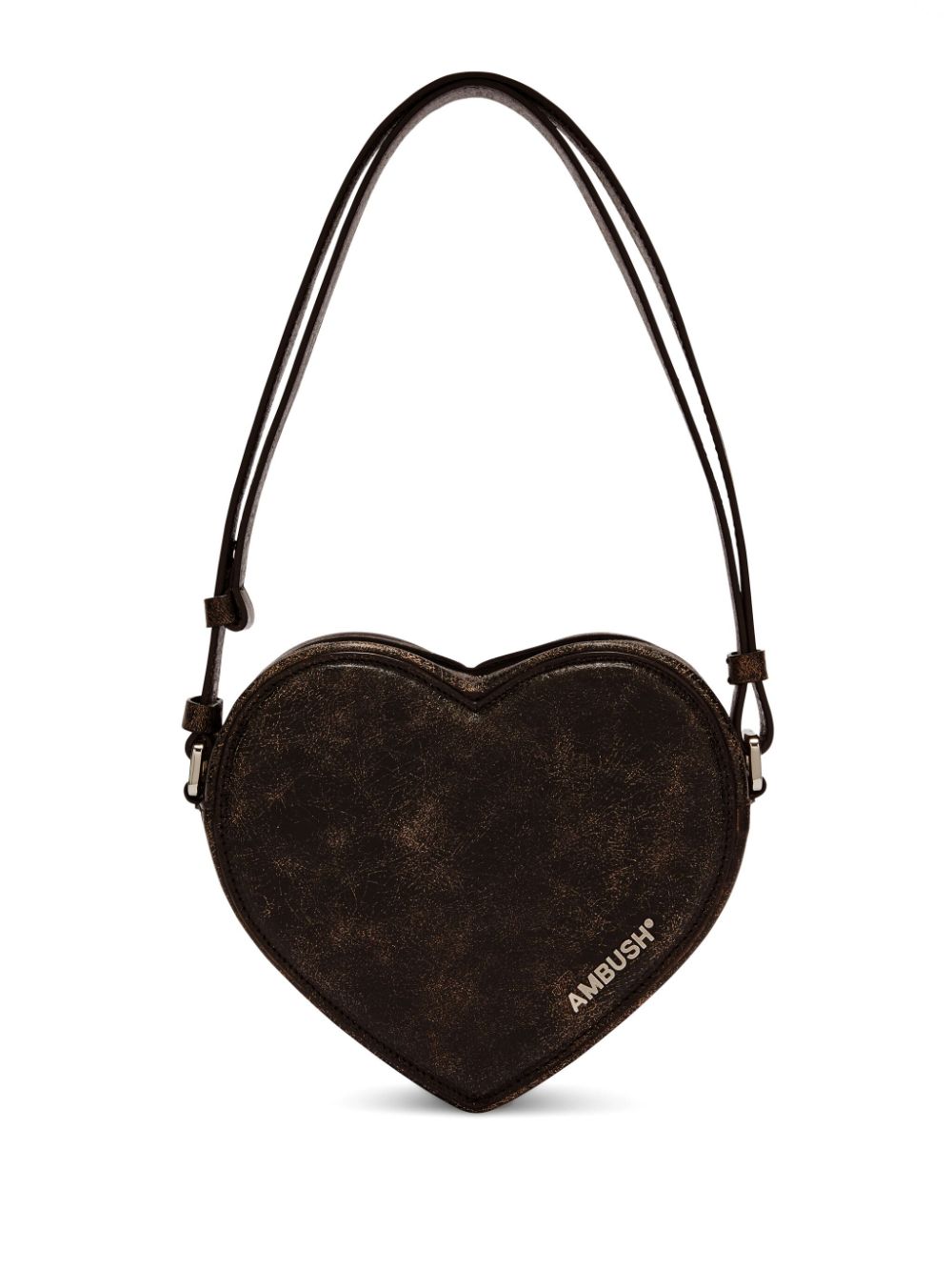 AMBUSH Heart leather shoulder bag - Black von AMBUSH