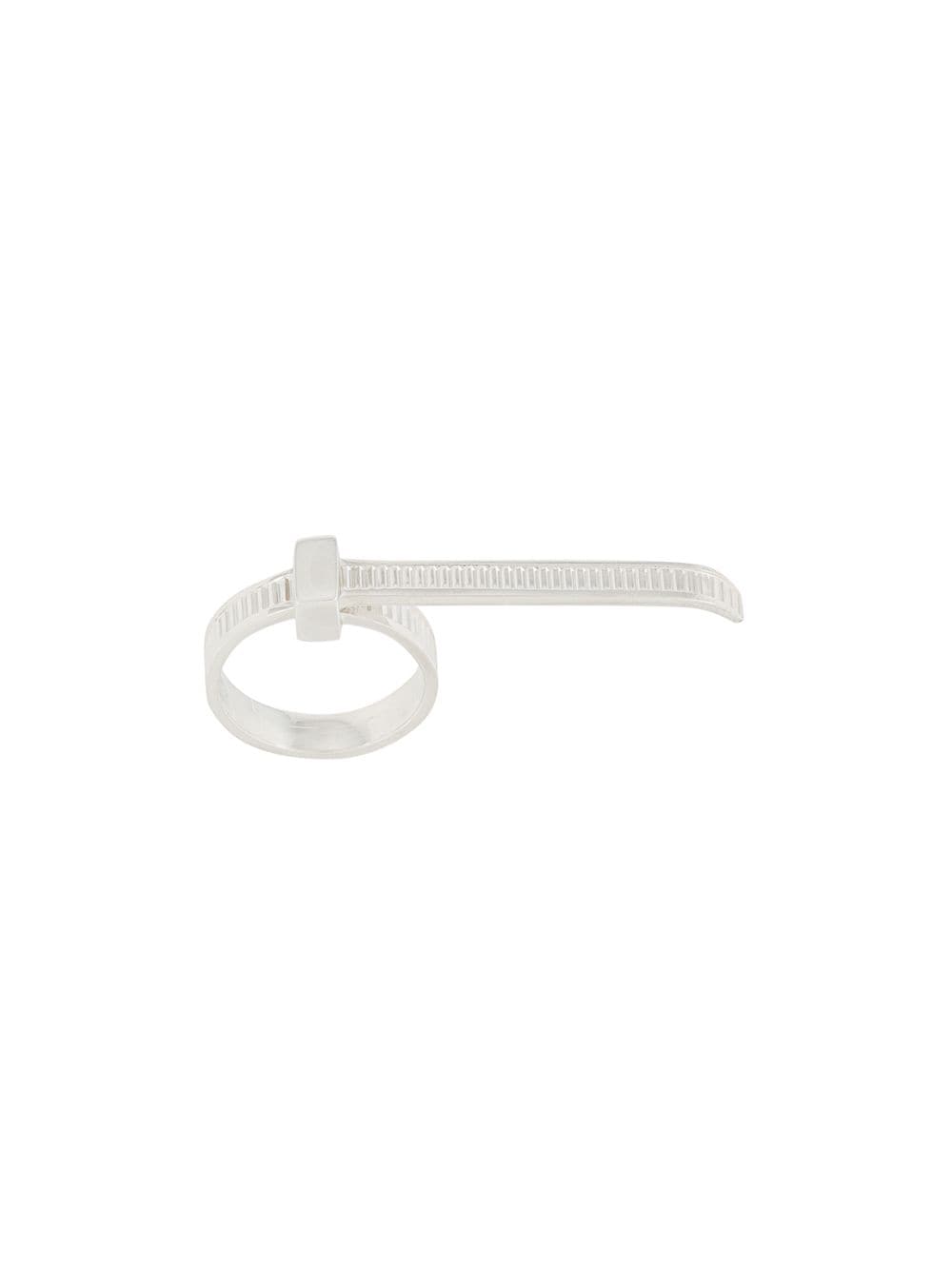 AMBUSH KK Zip Tie ring - Silver von AMBUSH