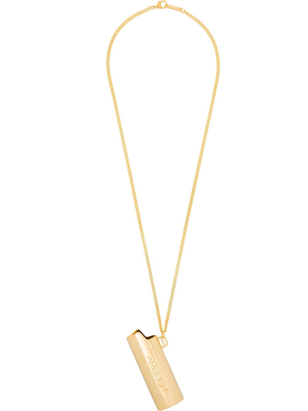 AMBUSH Lighter pendant necklace - Gold von AMBUSH