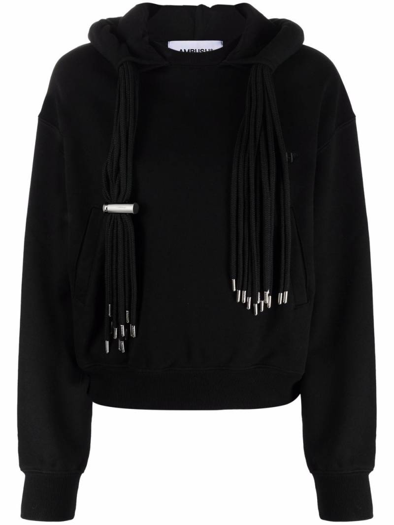 AMBUSH multicord cotton hoodie - Black von AMBUSH