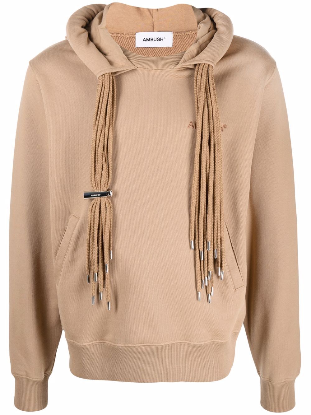 AMBUSH multi-cord long-sleeve hoodie - Neutrals von AMBUSH