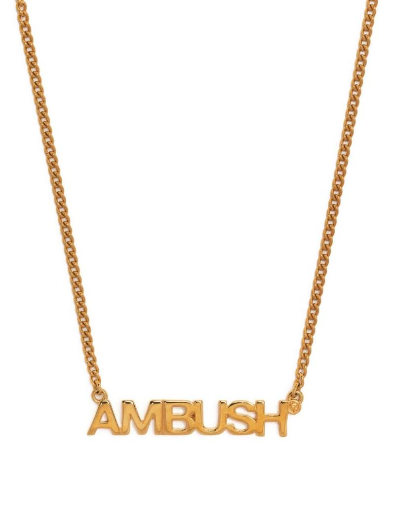 AMBUSH Nameplate chain necklace - Gold von AMBUSH