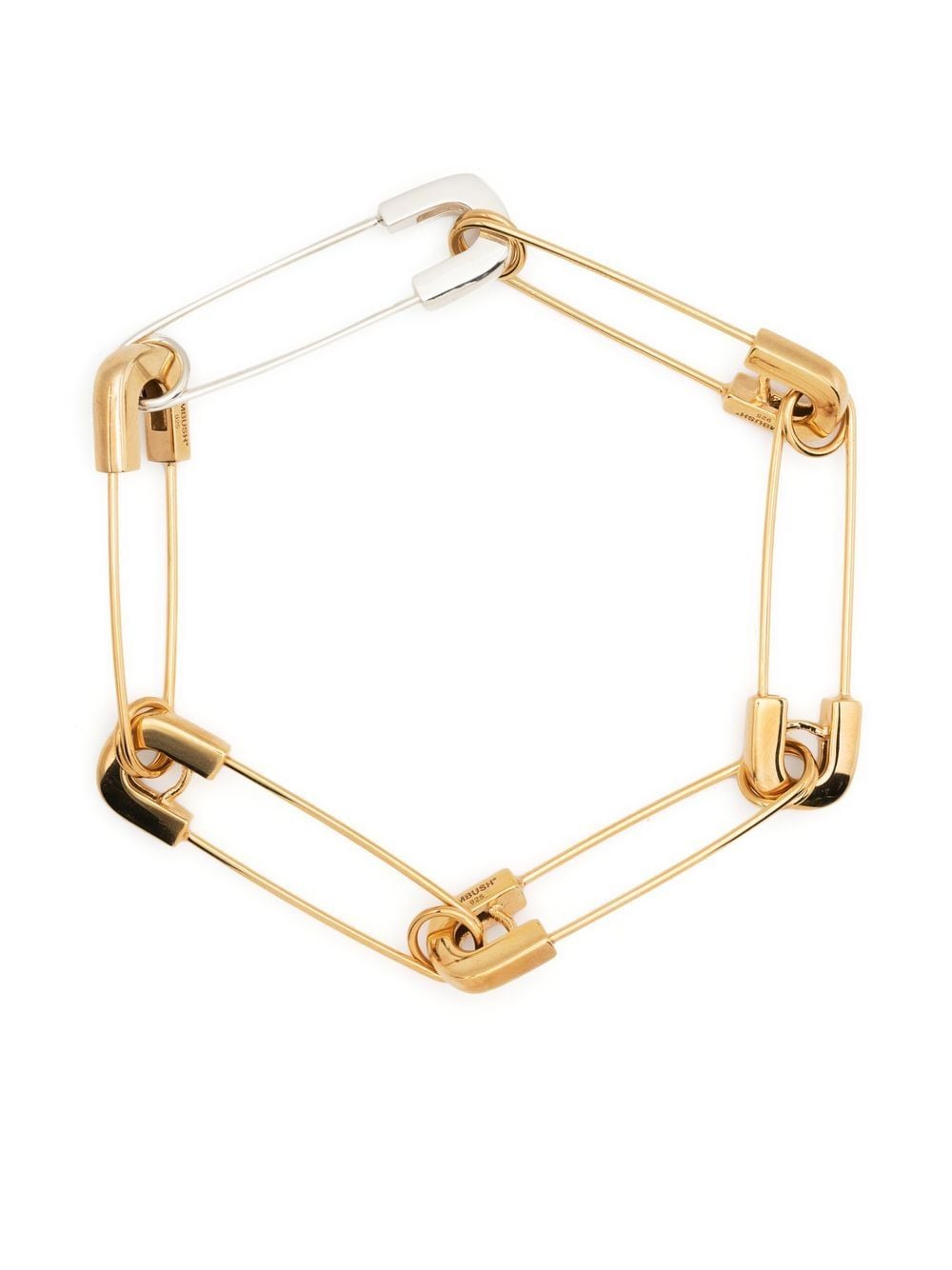 AMBUSH safety-pin bracelet - Gold von AMBUSH