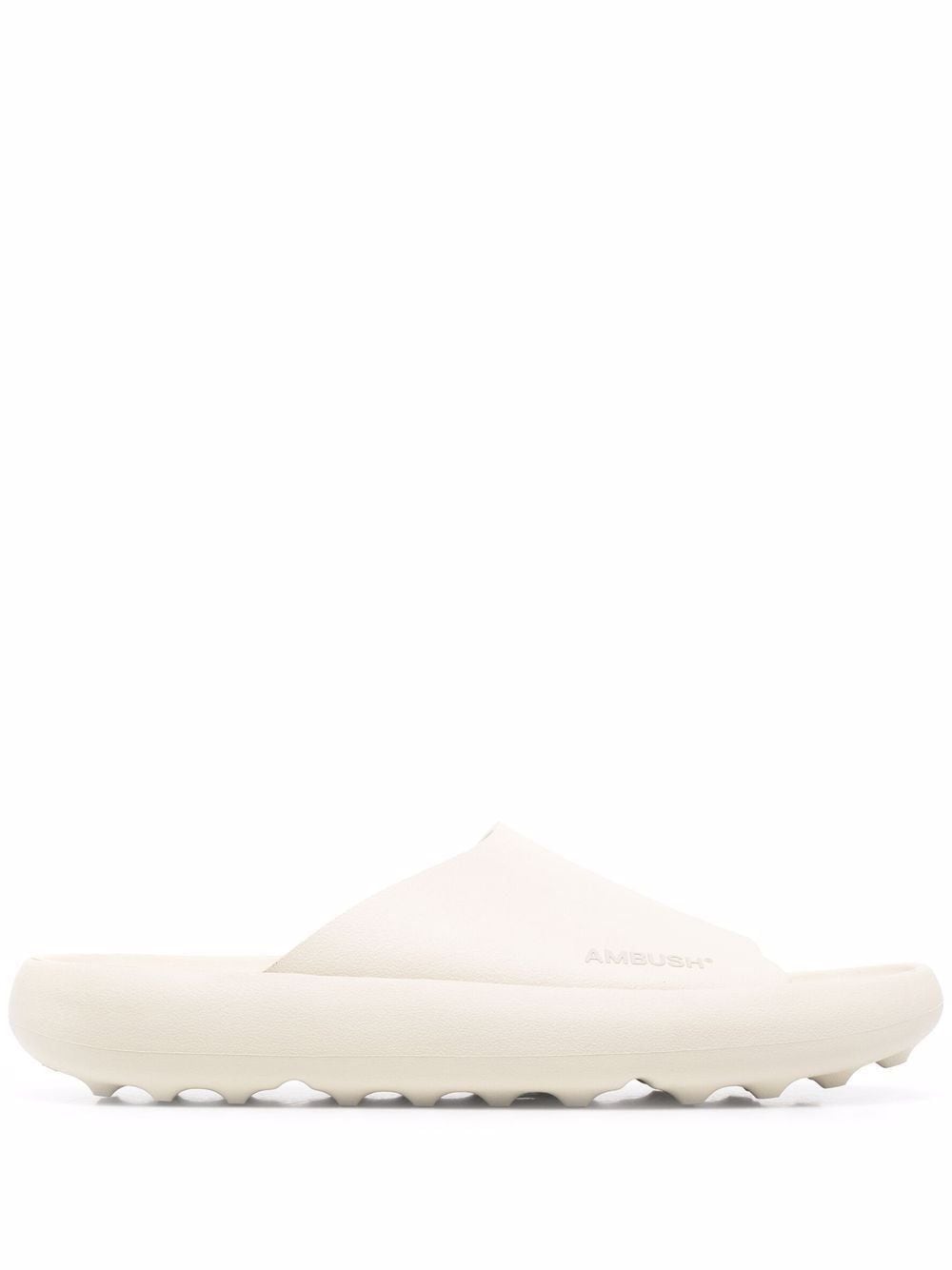 AMBUSH slip-on slides - White von AMBUSH