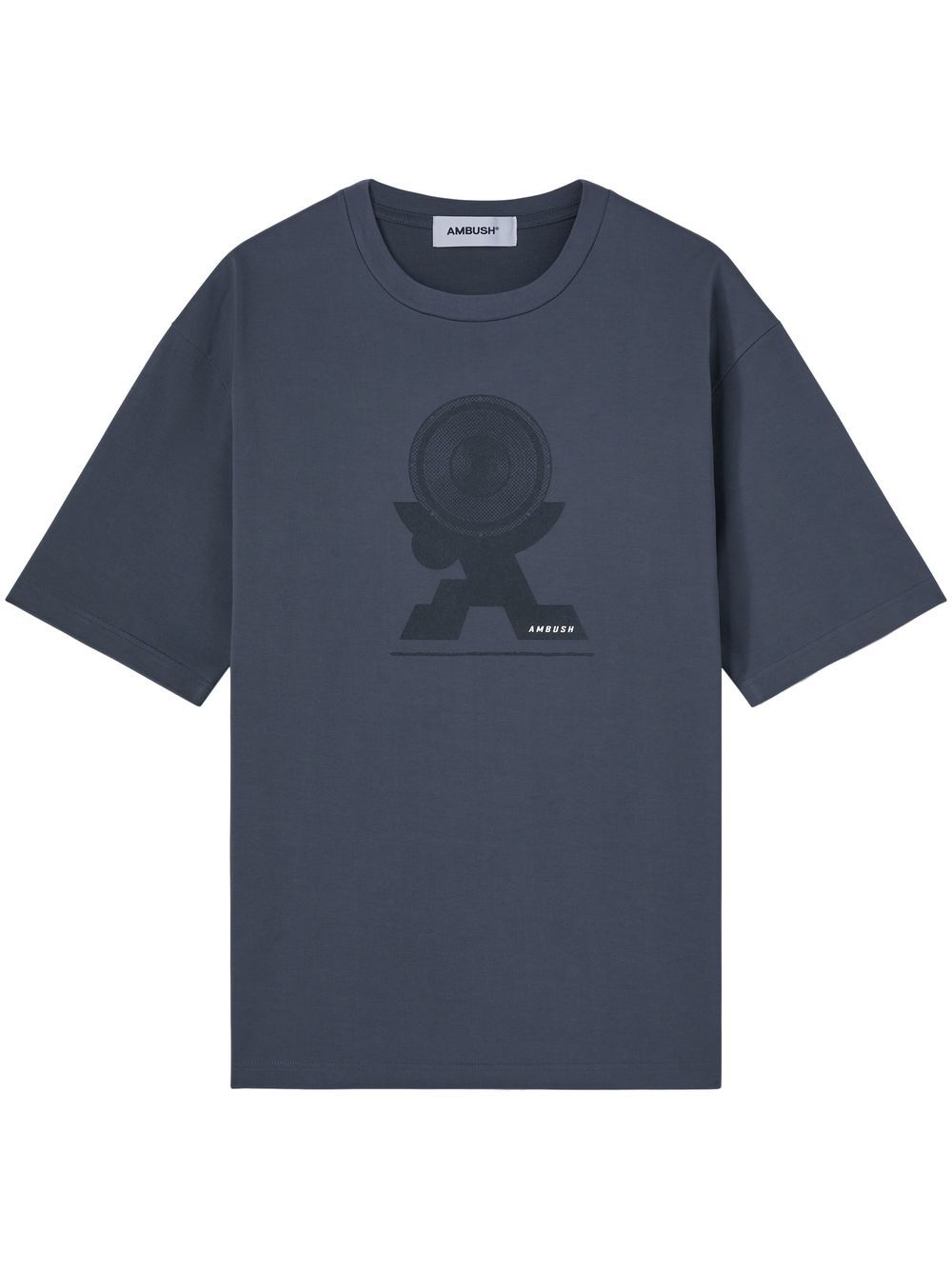 AMBUSH Sound graphic-print cotton T-shirt - Grey von AMBUSH
