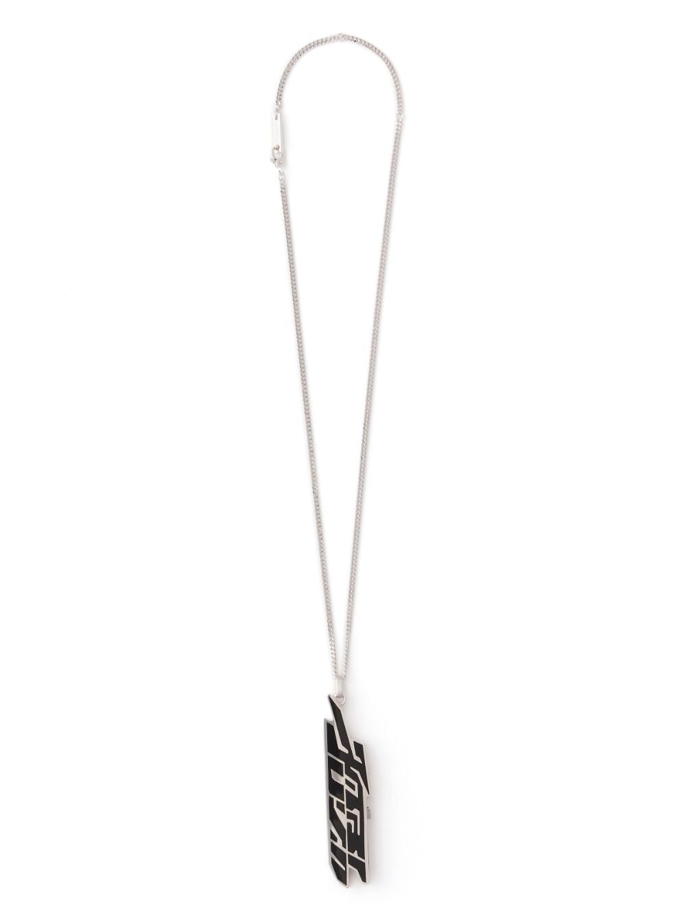 AMBUSH Vortex charm necklace - Silver von AMBUSH