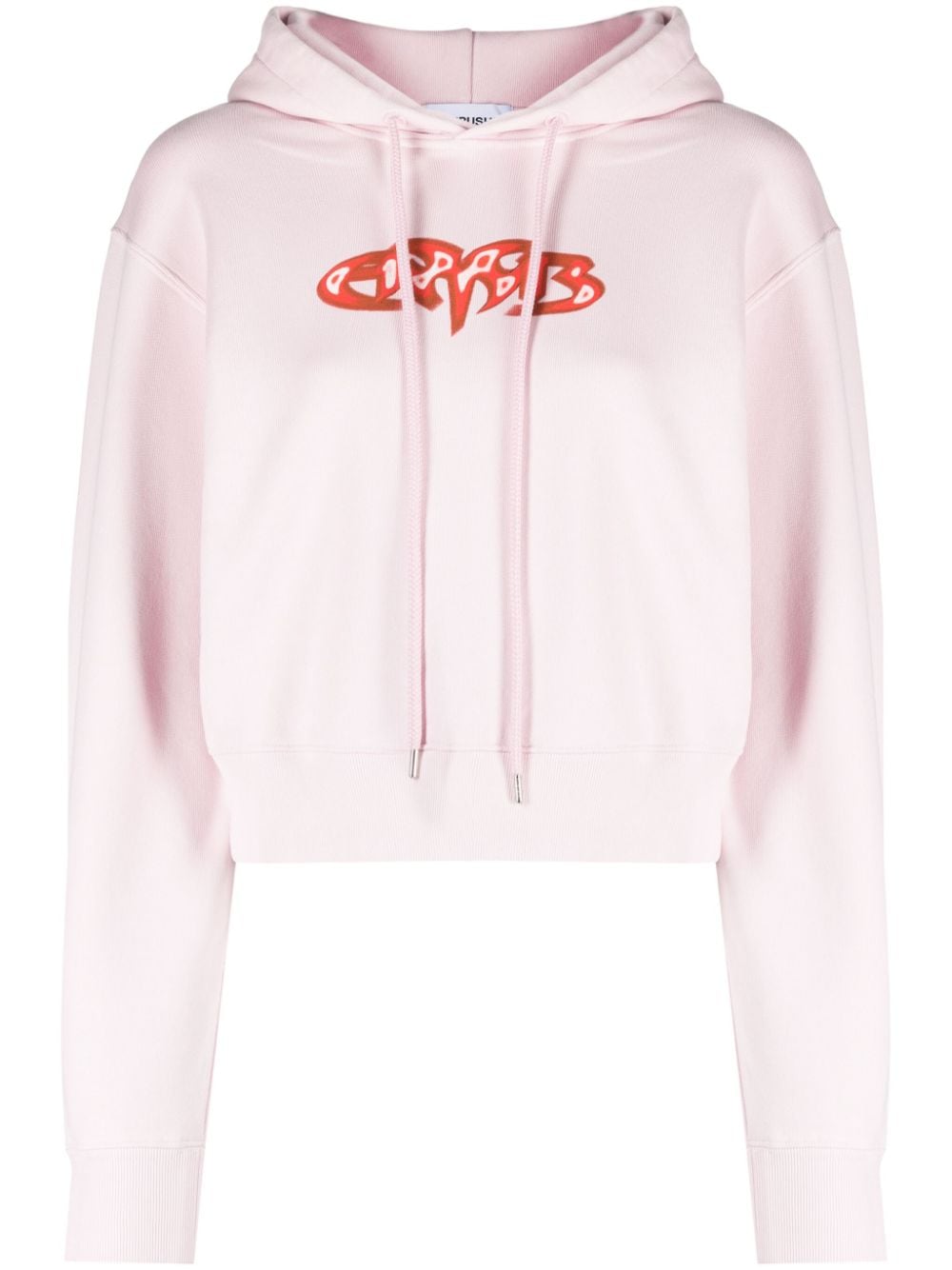 AMBUSH cropped cotton hoodie - Pink von AMBUSH