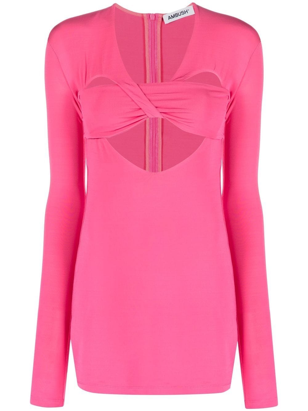 AMBUSH cut-out detailing dress - Pink von AMBUSH