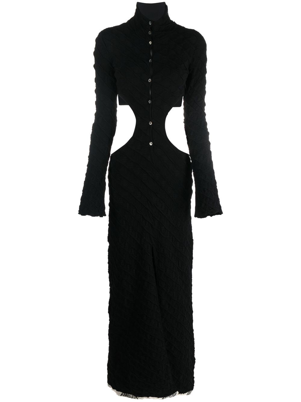 AMBUSH cut-out knitted dress - Black von AMBUSH