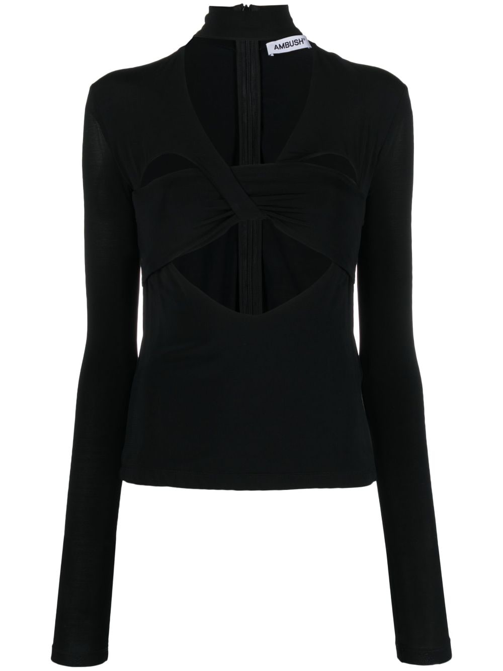 AMBUSH cut-out top - Black von AMBUSH