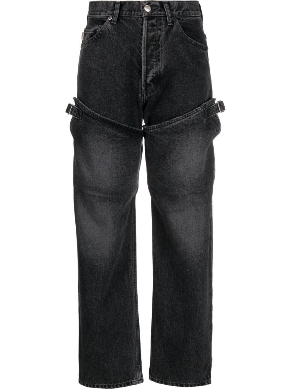 AMBUSH detailed straight-leg jeans - Black von AMBUSH