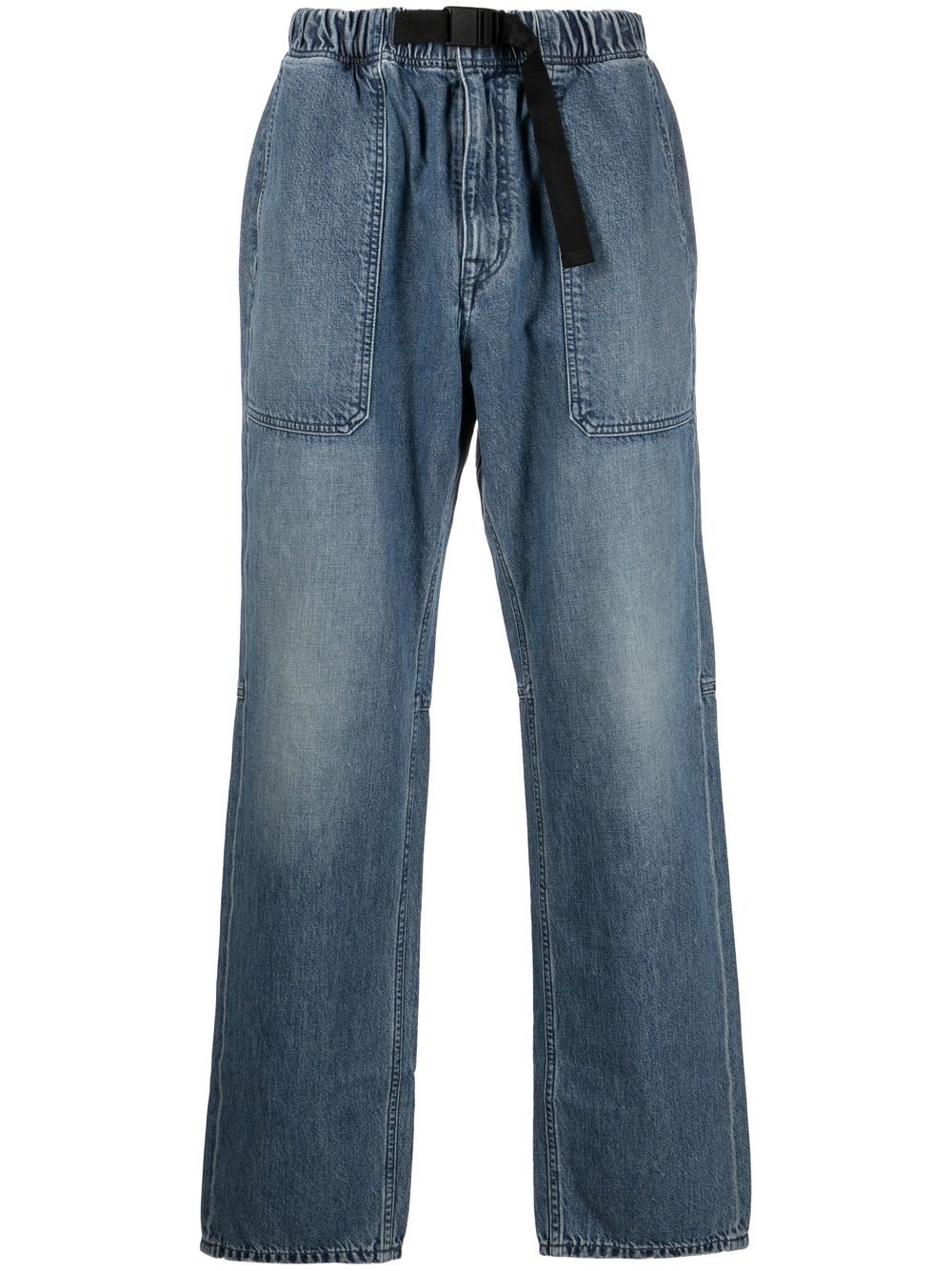 AMBUSH elasticated-waist belted jeans - Blue von AMBUSH