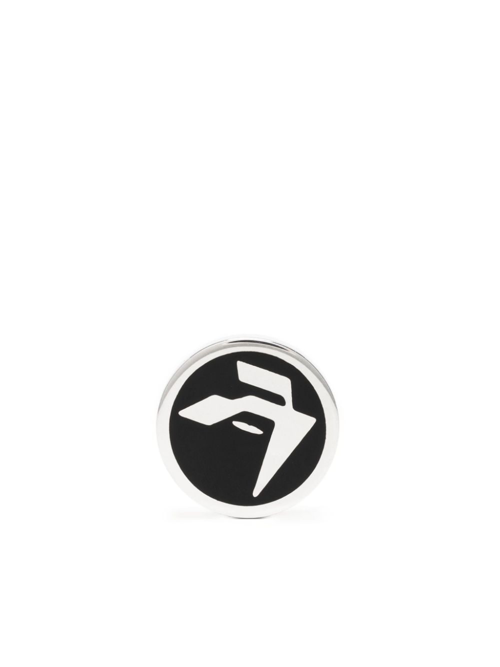 AMBUSH emblem stud earring - Silver von AMBUSH