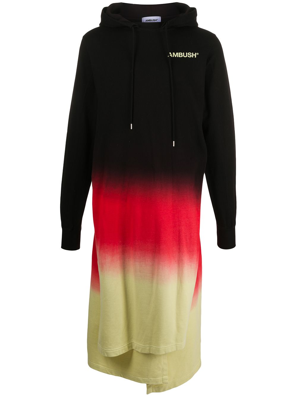 AMBUSH gradient long hoodie - Black von AMBUSH