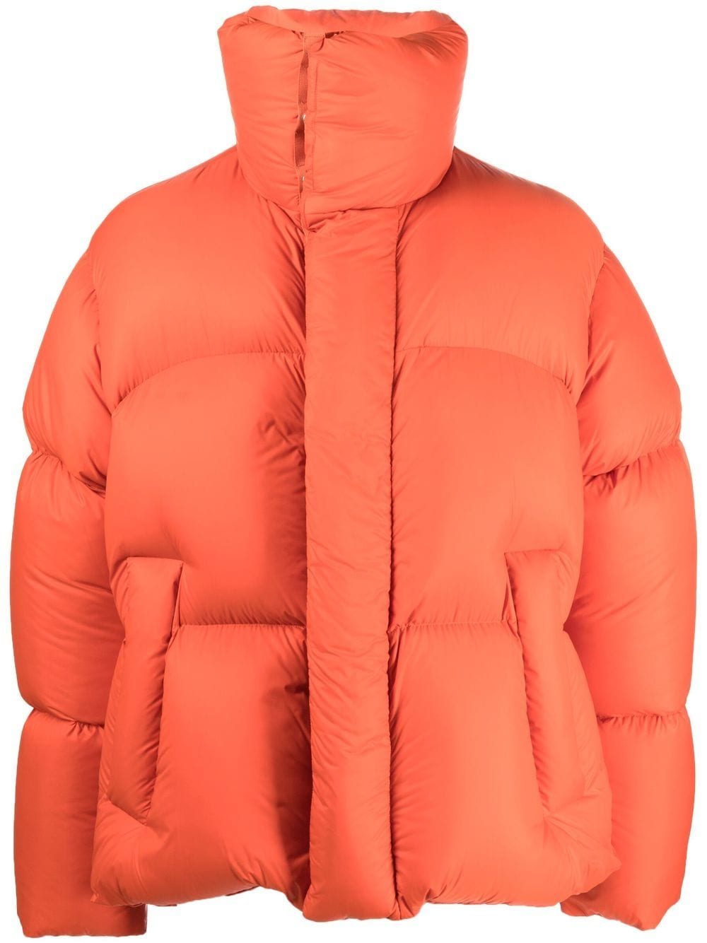 AMBUSH high-collar padded short jacket - Orange von AMBUSH