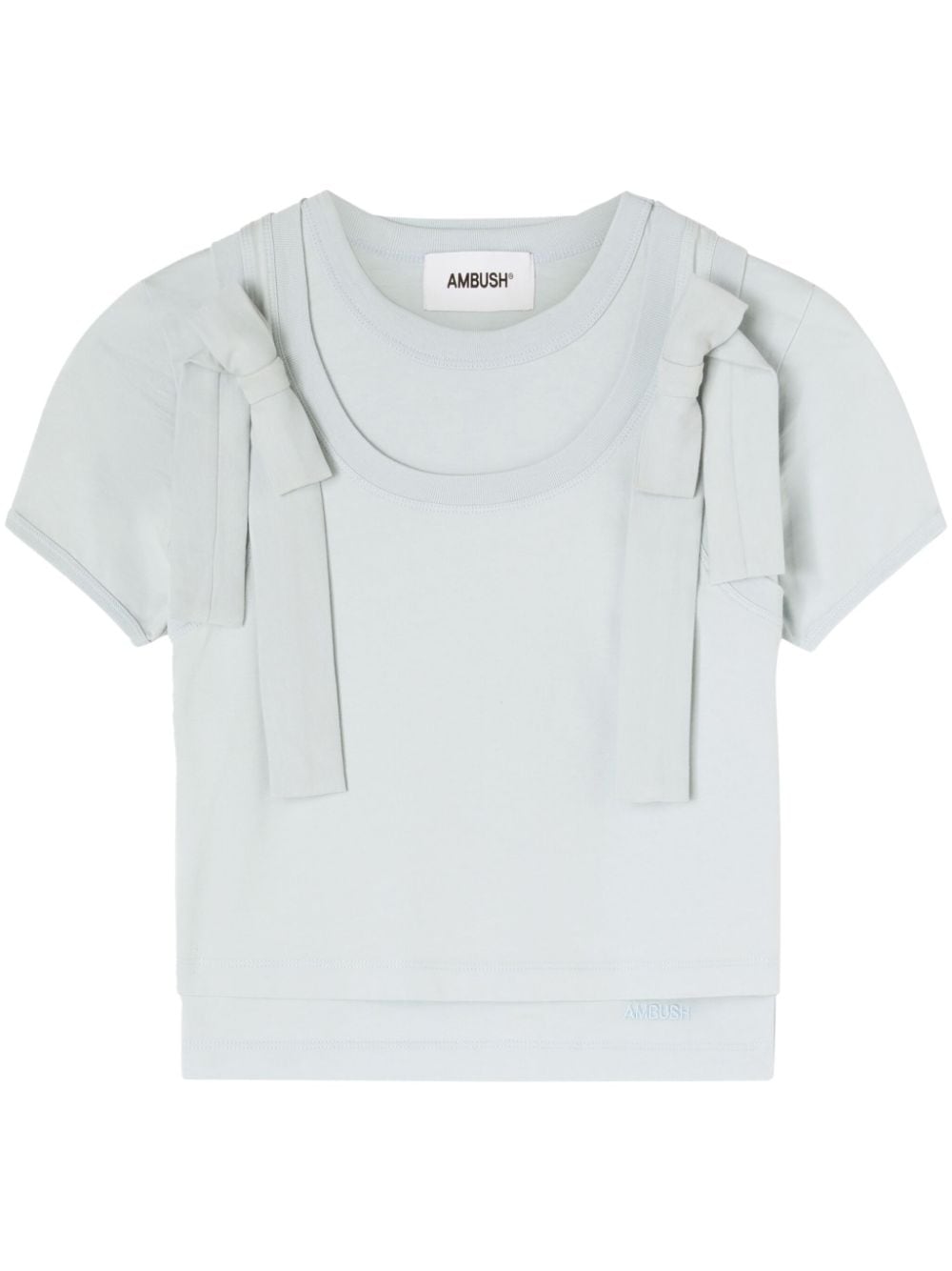 AMBUSH layered organic cotton T-shirt - Blue von AMBUSH