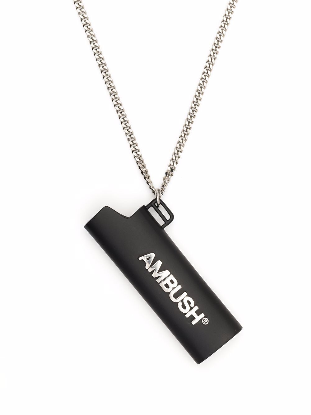 AMBUSH lighter case pendant necklace - Black von AMBUSH