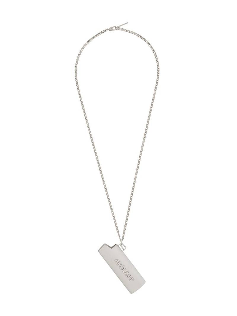 AMBUSH lighter pendant necklace - Silver von AMBUSH