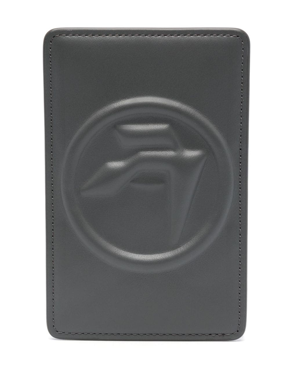 AMBUSH logo-embossed card holder - Grey von AMBUSH