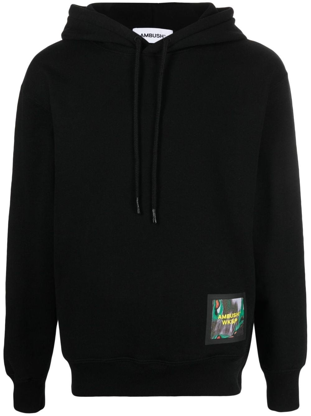 AMBUSH logo-patch hoodie - Black von AMBUSH