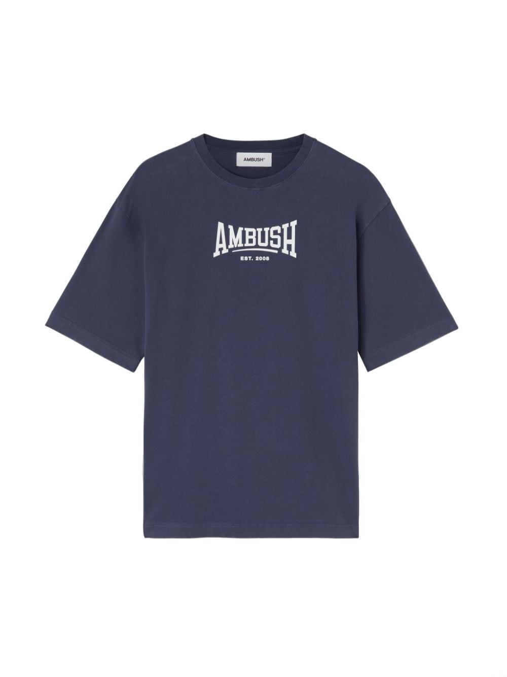 AMBUSH logo-print organic-cotton T-shirt - Blue von AMBUSH