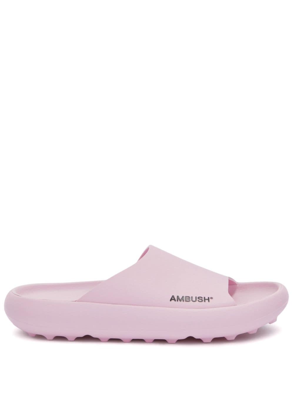 AMBUSH logo-print slide sandals - Pink von AMBUSH