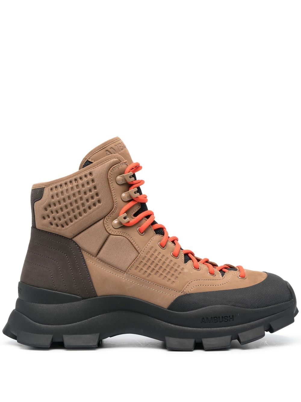 AMBUSH lug-sole hiking boots - Brown von AMBUSH