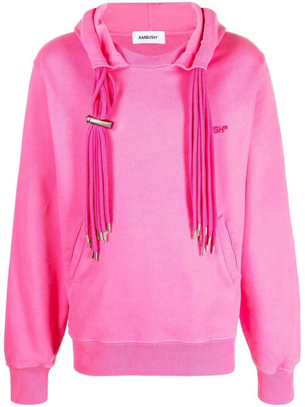 AMBUSH multicord-drawstring cotton hoodie - Pink von AMBUSH