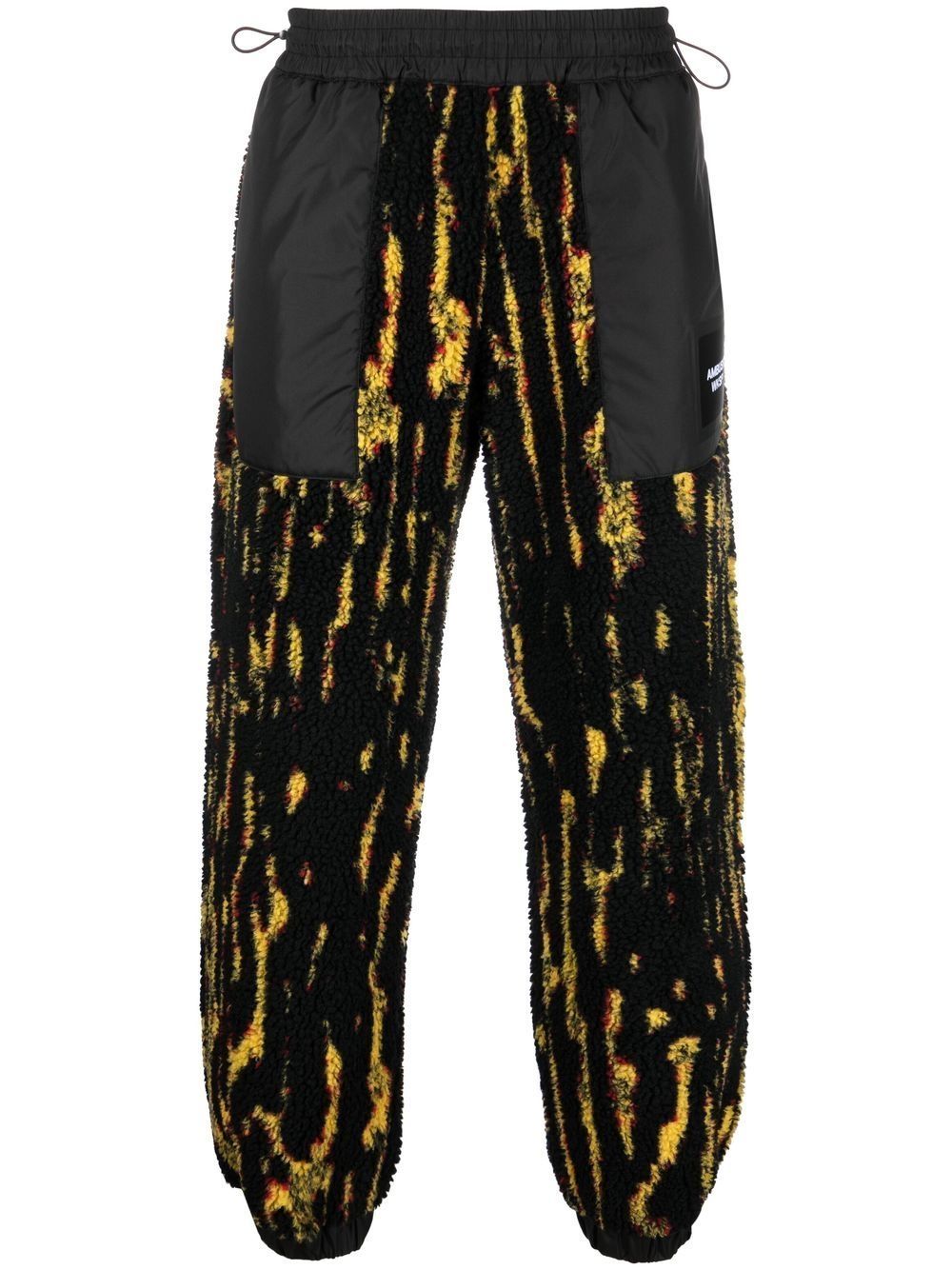 AMBUSH printed drawtring track pants - Black von AMBUSH