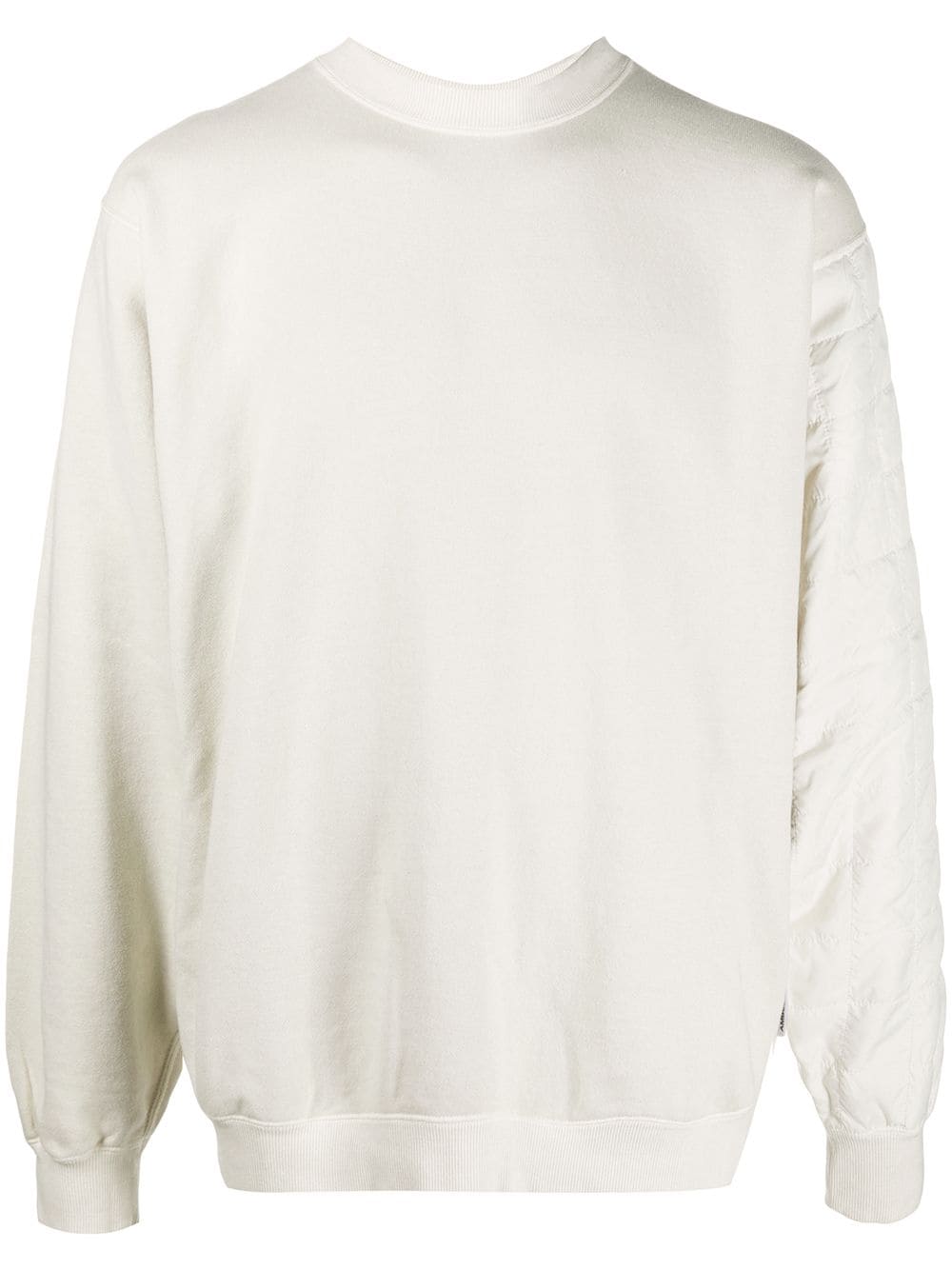 AMBUSH quilted crew neck sweatshirt - Neutrals von AMBUSH