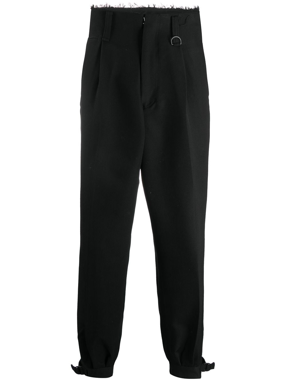 AMBUSH raw-edge high-waisted trousers - Black von AMBUSH