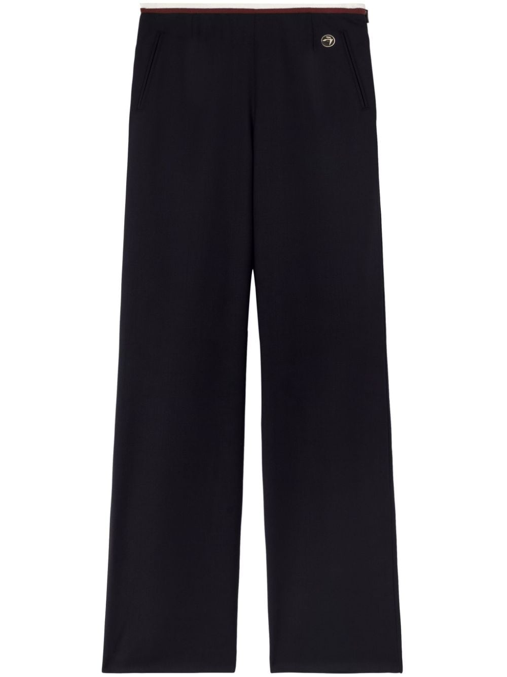 AMBUSH slim-cut logo-plaque trousers - Blue von AMBUSH