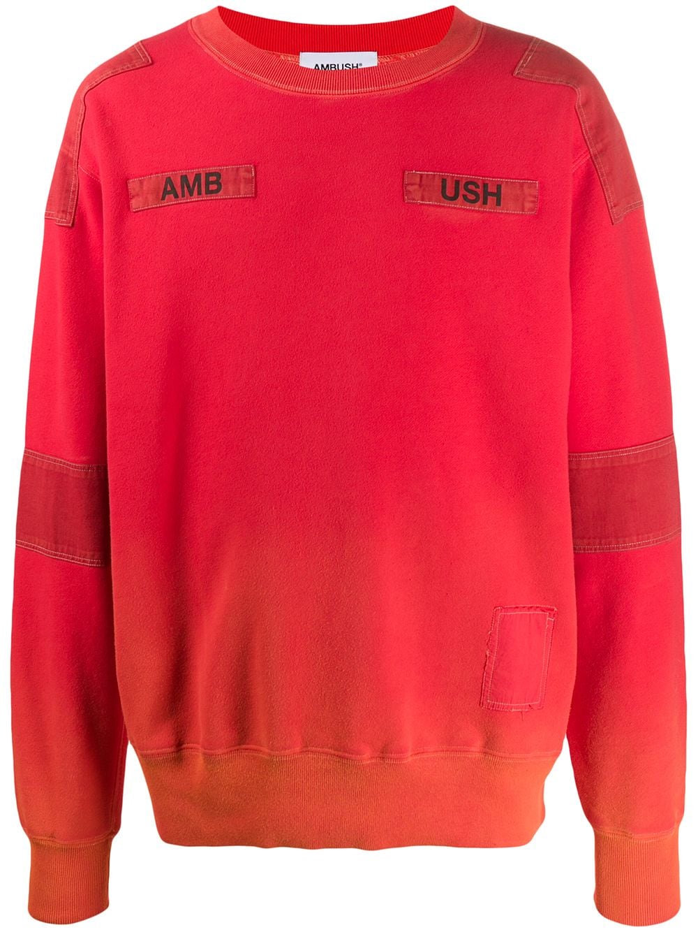 AMBUSH stitched logo sweatshirt - Orange von AMBUSH