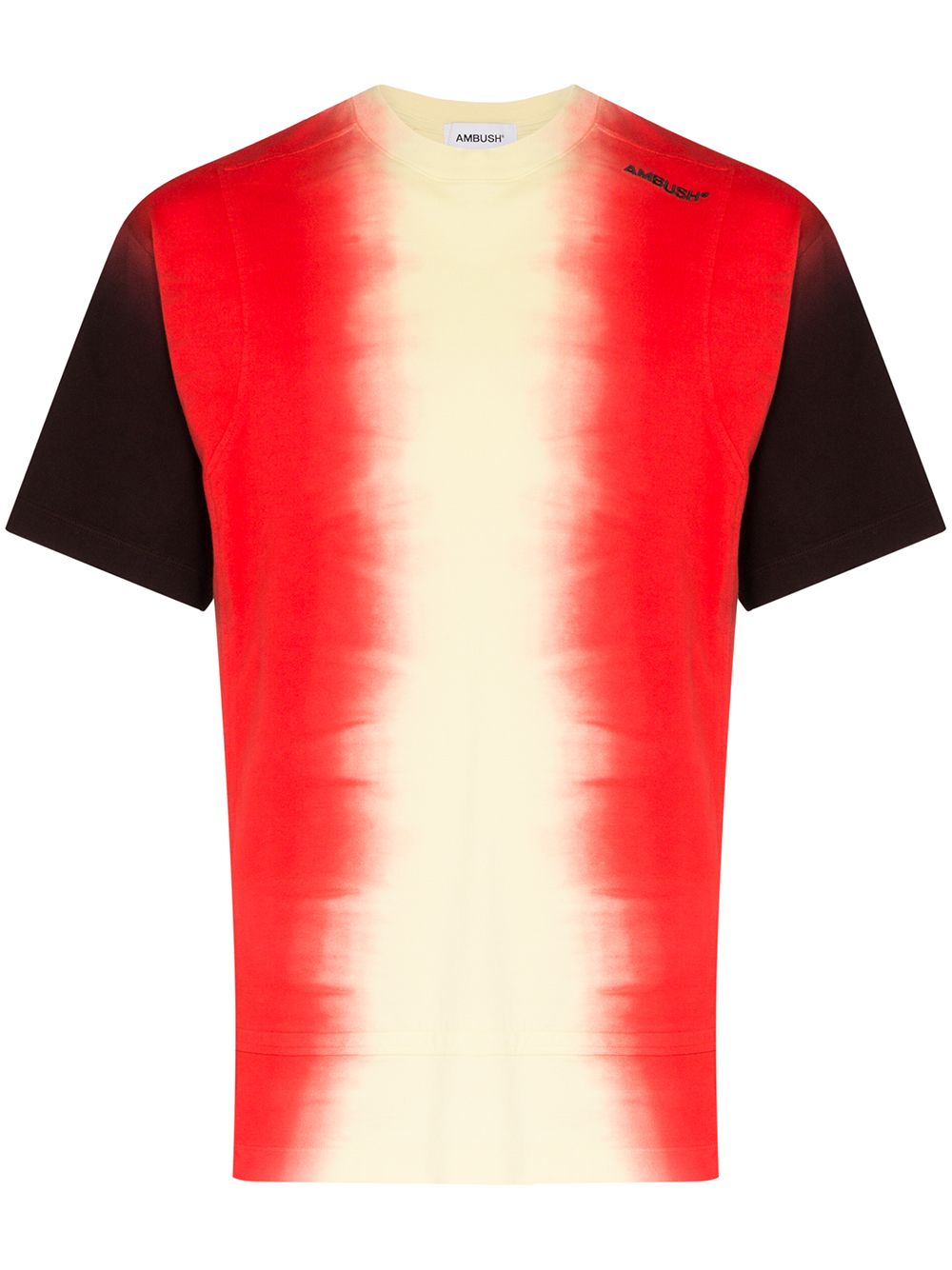 AMBUSH tie-dye panel T-shirt - Red von AMBUSH