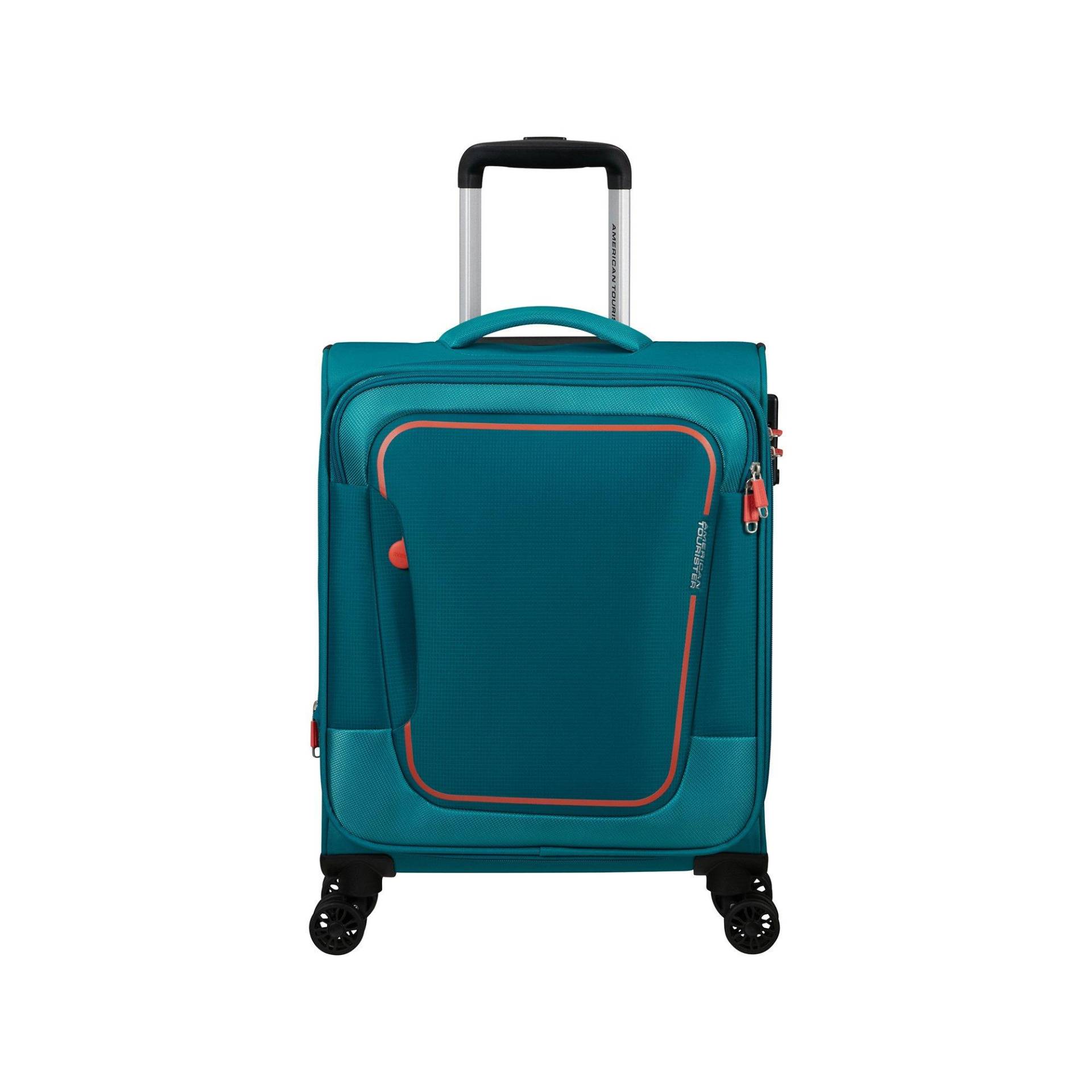 Hartschalenkoffer, Spinner Unisex Grün 55 CM von AMERICAN TOURISTER