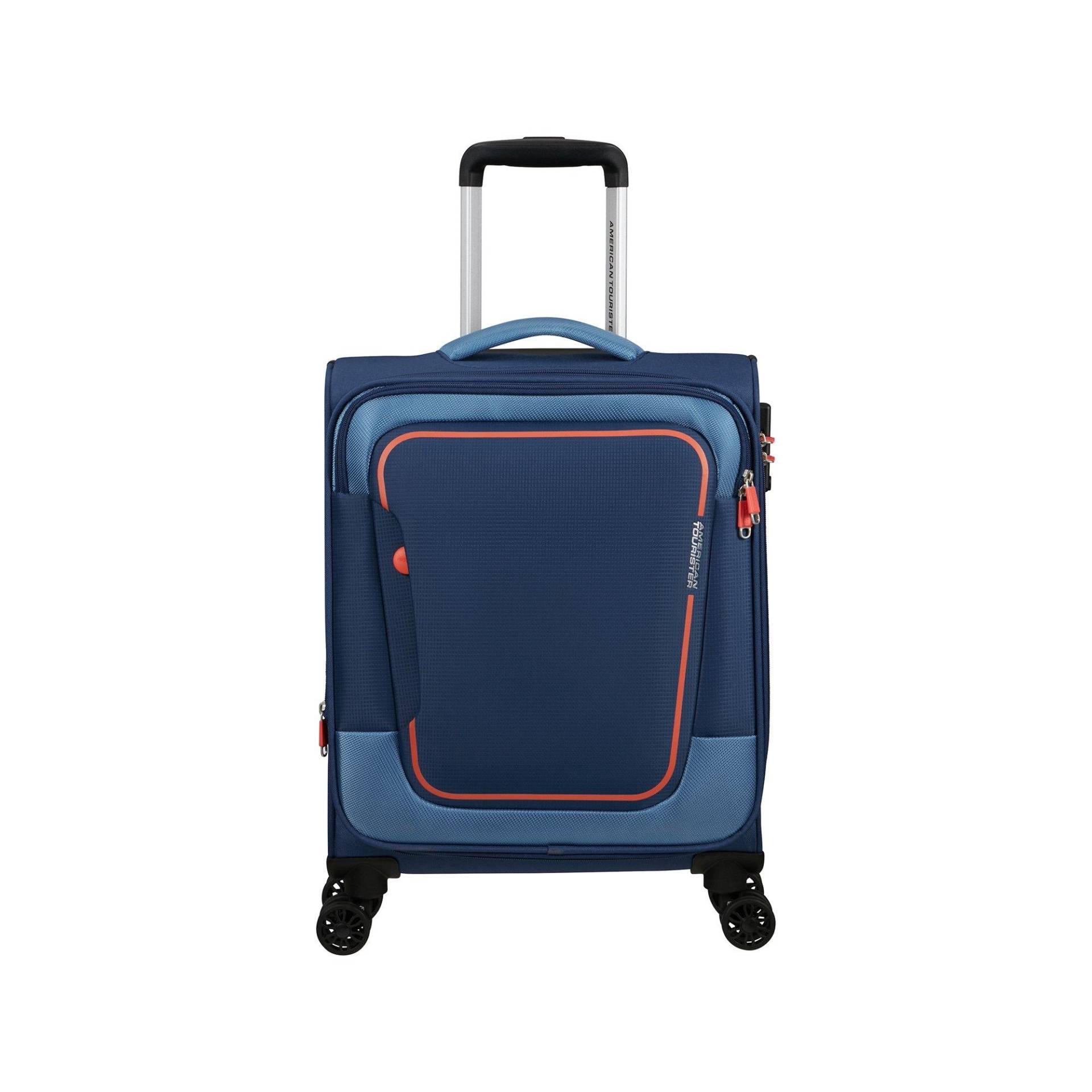 Hartschalenkoffer, Spinner Unisex Marine 55 CM von AMERICAN TOURISTER