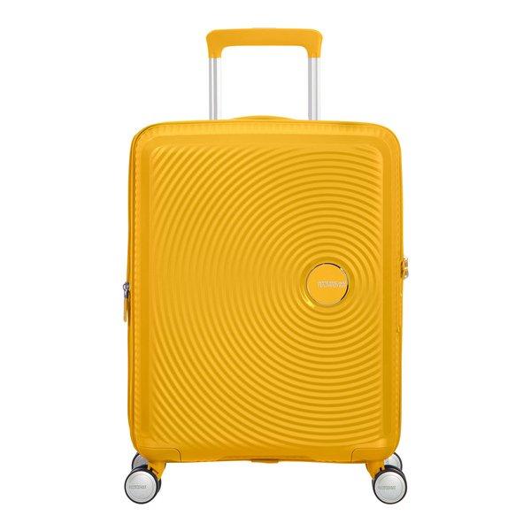 Hartschalenkoffer, Spinner Unisex Gelb 55 CM von AMERICAN TOURISTER