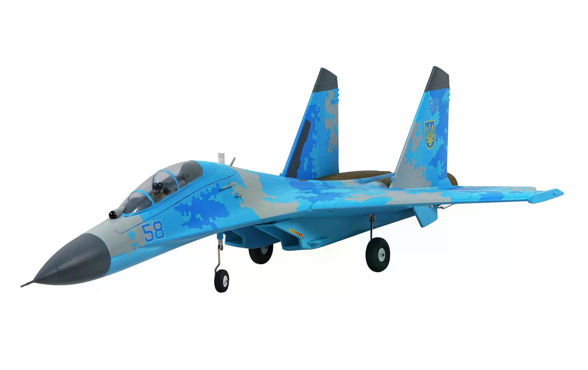 Amewi RC-Flugzeug »Jet XFly SU-27 50 mm Twin EDF Blau, PNP« von AMEWI