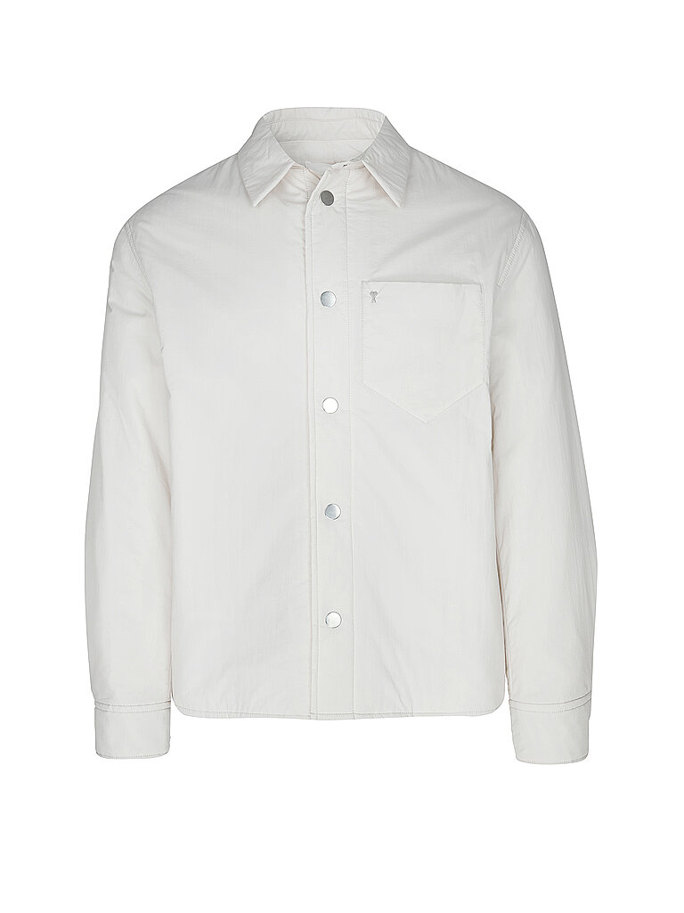 AMI PARIS Kurzjacke Overshirt hellgrau | M AMI PARIS Kurzjacke Overshirt hellgrau | M von AMI PARIS