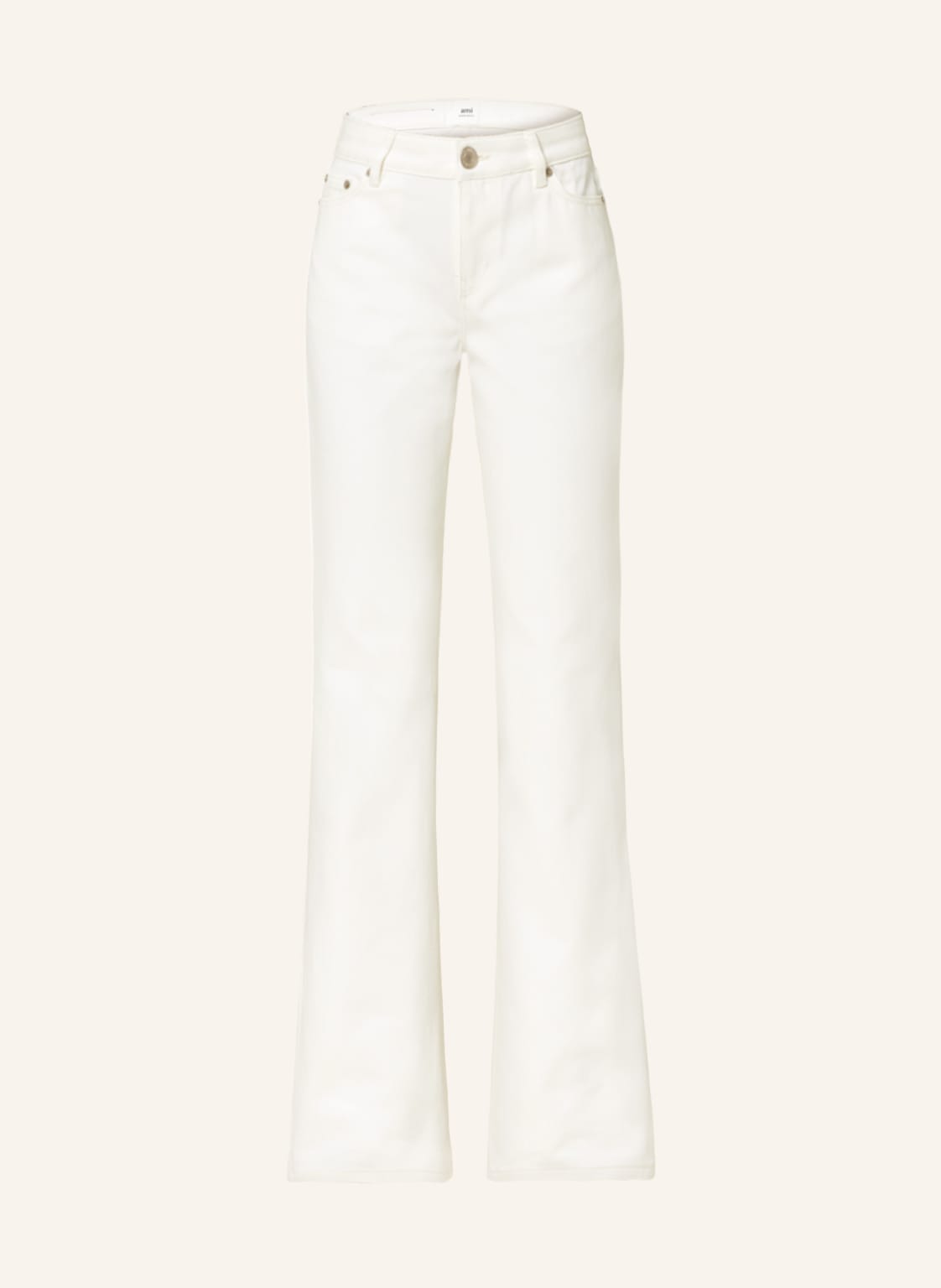 Ami Paris Bootcut Jeans weiss Ami Paris Bootcut Jeans weiss von AMI PARIS