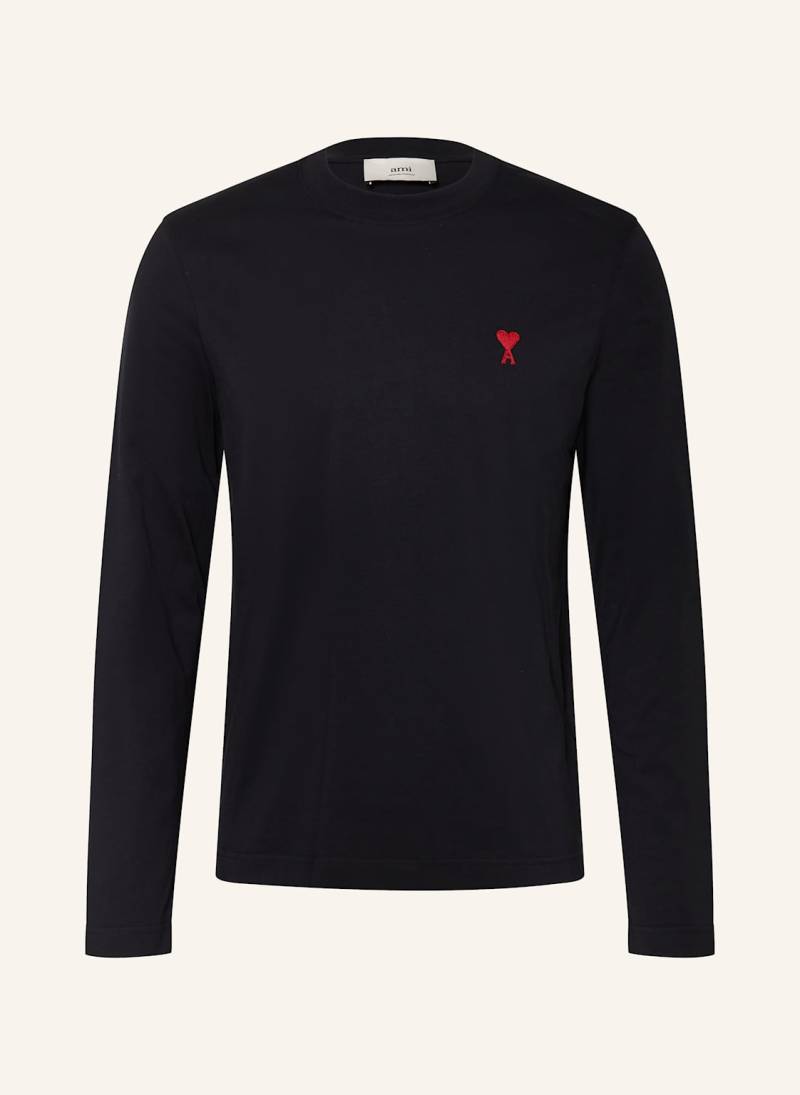 Ami Paris Longsleeve schwarz von AMI PARIS