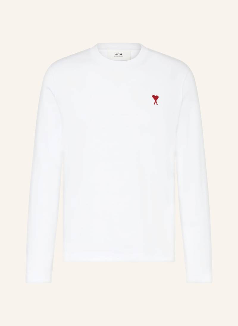 Ami Paris Longsleeve weiss von AMI PARIS