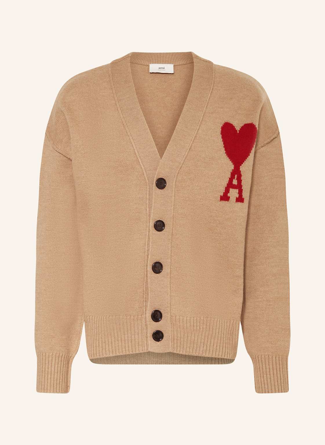 Ami Paris Strickjacke braun Ami Paris Strickjacke braun von AMI PARIS