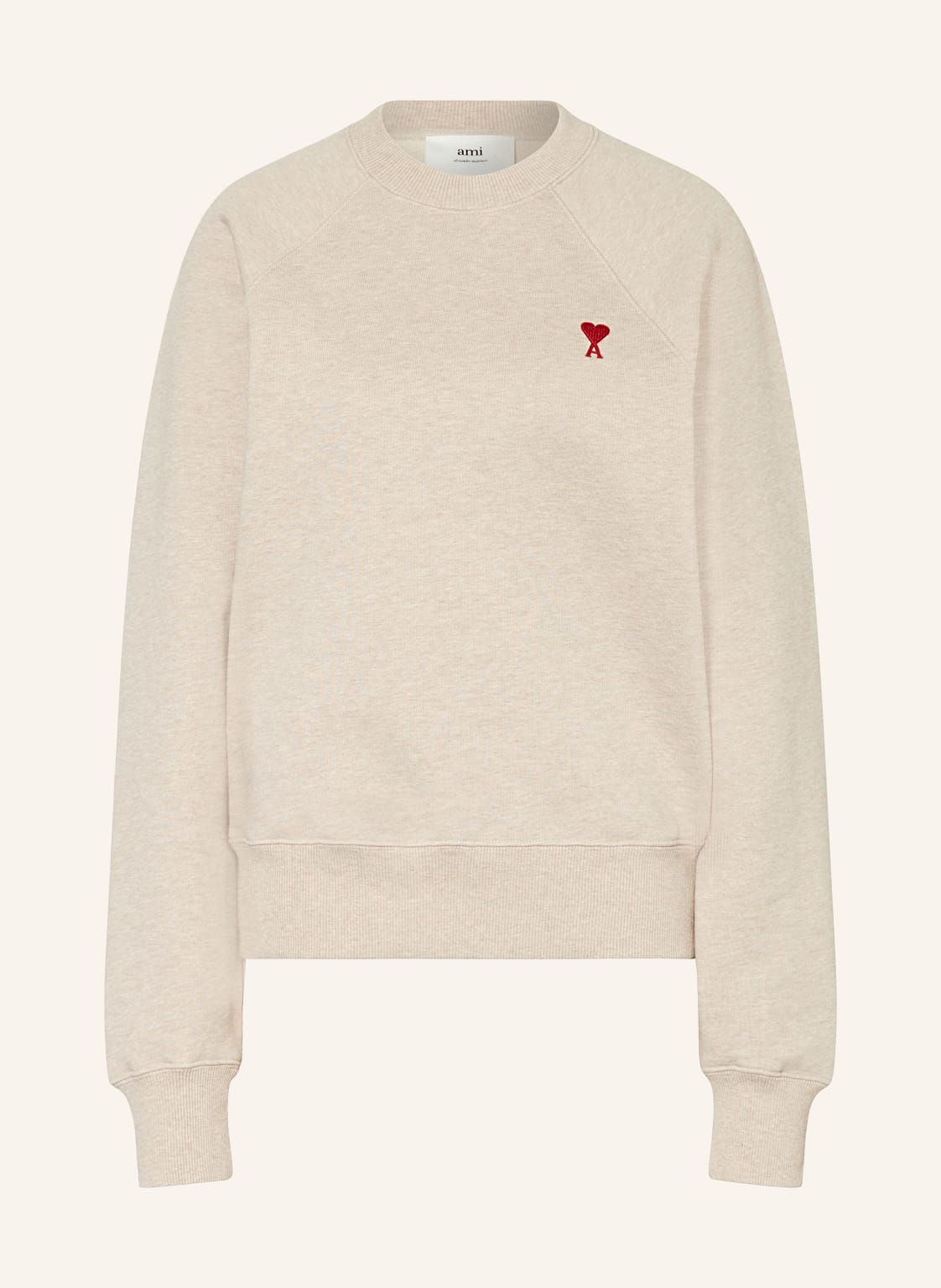 Ami Paris Sweatshirt beige von AMI PARIS