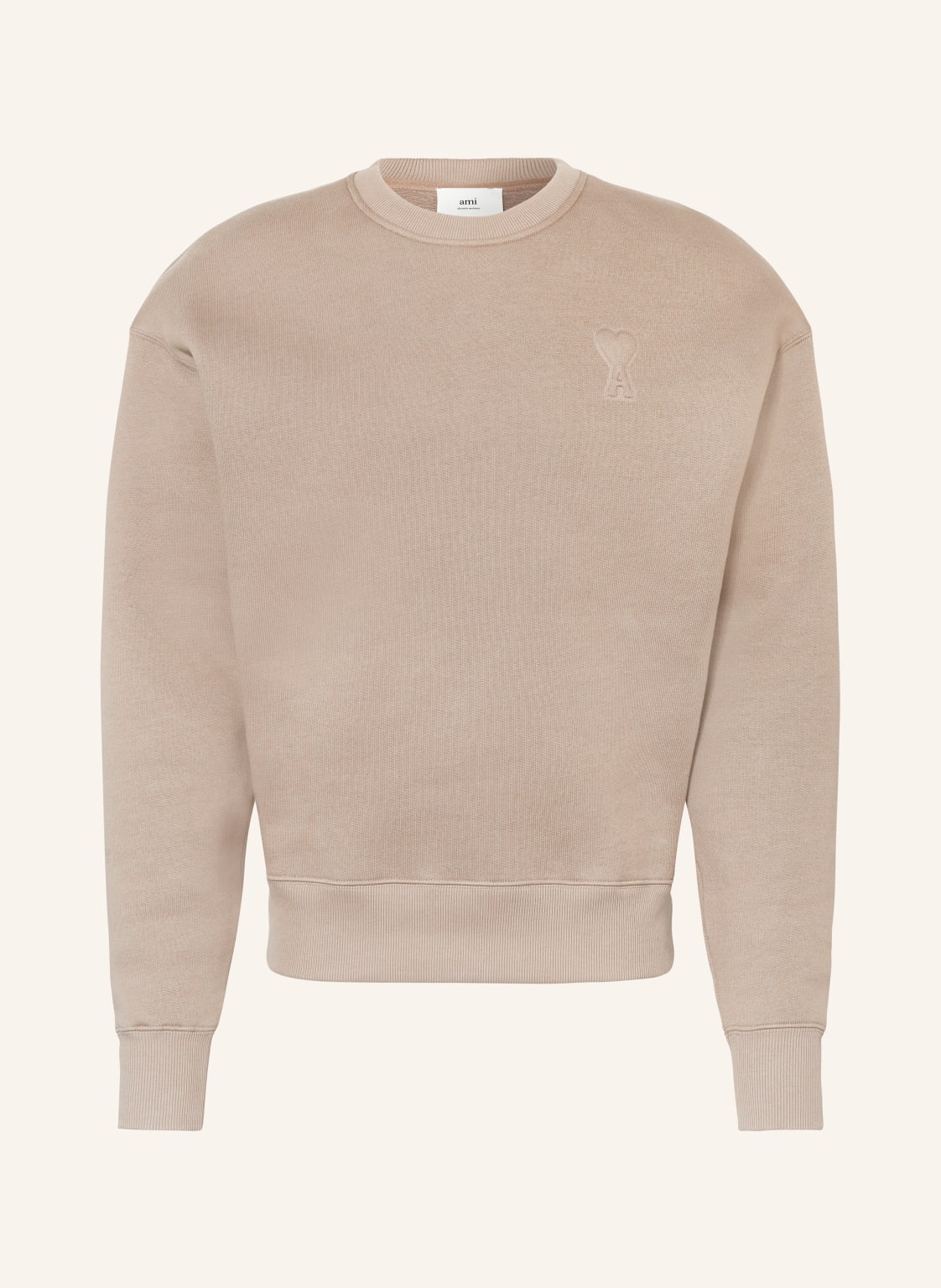 Ami Paris Sweatshirt beige von AMI PARIS