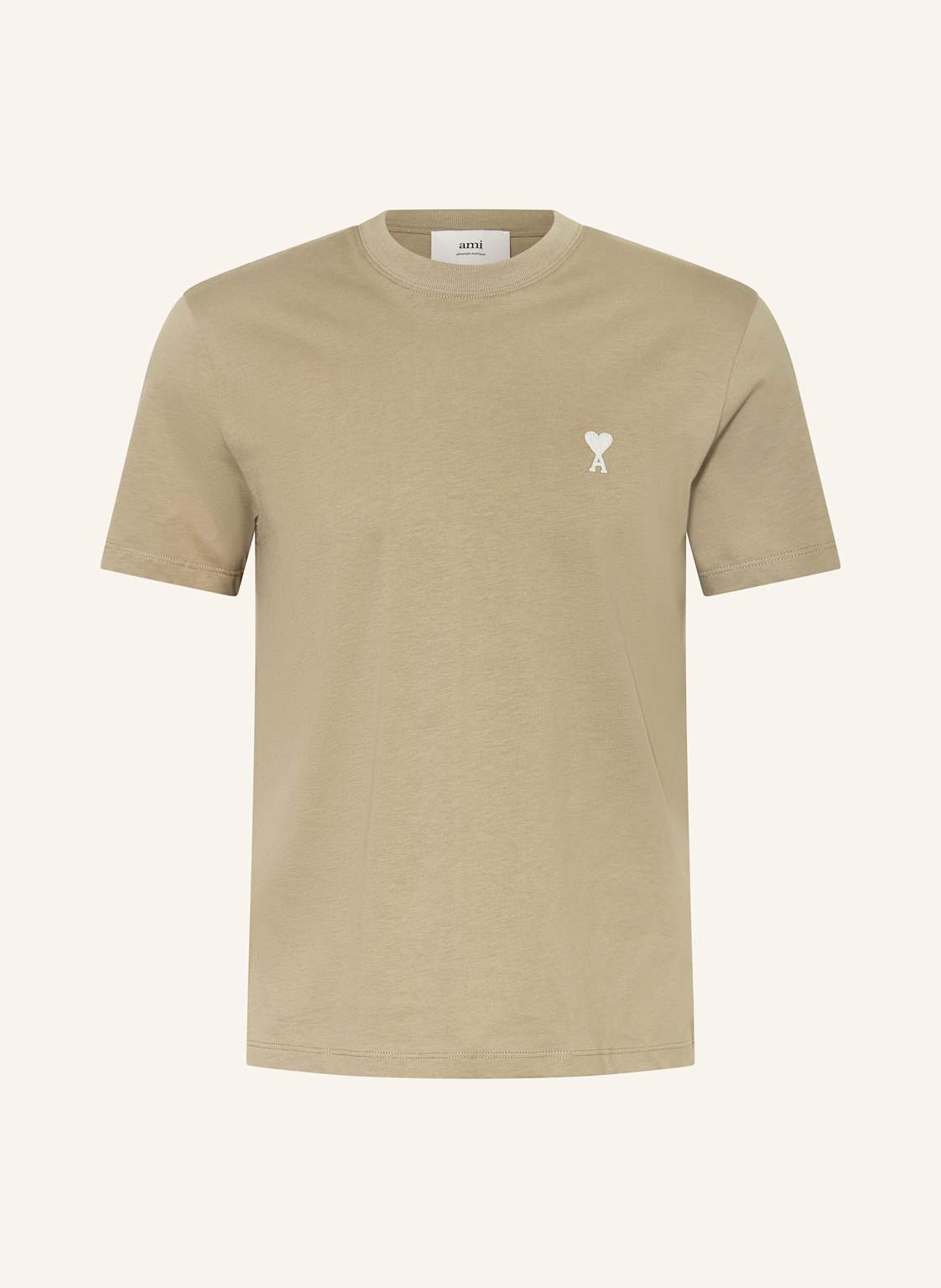 Ami Paris T-Shirt beige Ami Paris T-Shirt beige von AMI PARIS