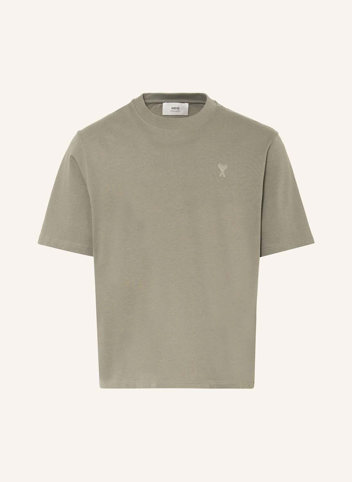 Ami Paris T-Shirt beige Ami Paris T-Shirt beige von AMI PARIS